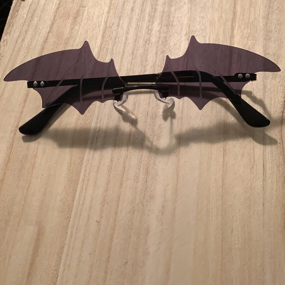 Bat wing goth sunglasses